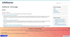 Desktop Screenshot of inforisorse.it
